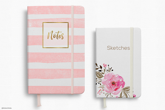 Notebook Mockup - 2 Sizes in Print Mockups - product preview 3
