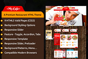 My Cafe Premium Restaurant HTML