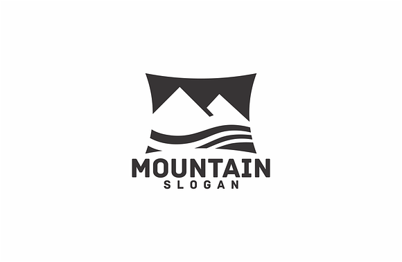 Mountain  in Logo Templates - product preview 1
