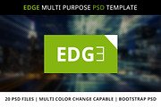 EDGE Multipurpose PSD Template