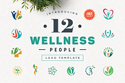 Wellness People Logo Bundle