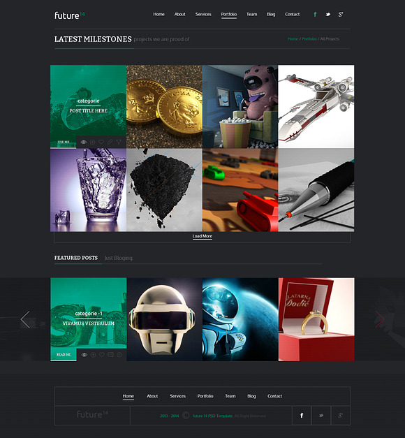 Future 14 Multipurpose PSD Template in Templates - product preview 3