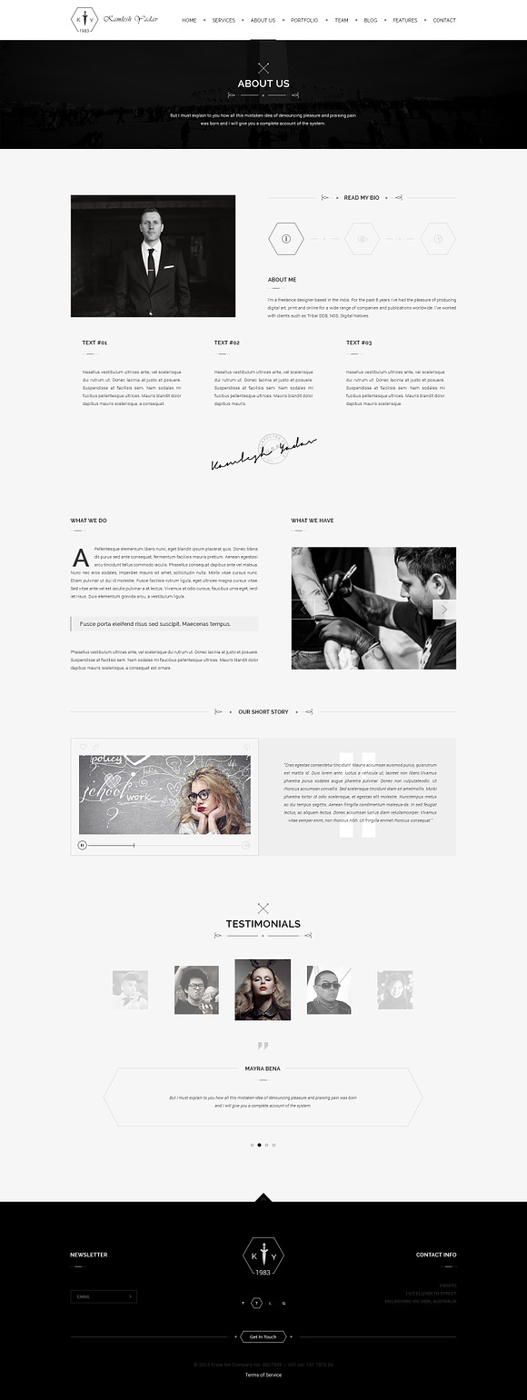 K Y Multipurpose PSD Template in Templates - product preview 4