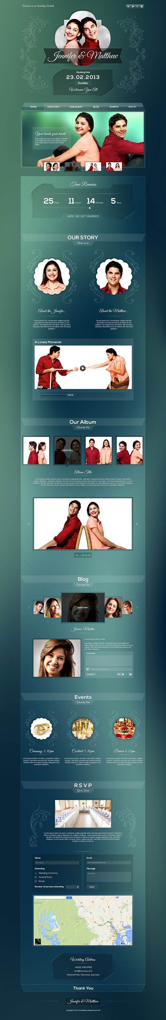 Marriage Invitation PSD Template in Templates - product preview 1