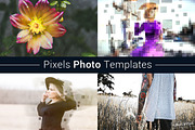 Pixels Photo Template