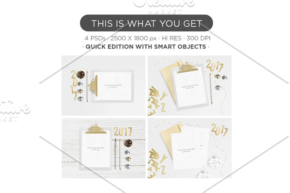 White Clipboard Mockup in Print Mockups - product preview 1