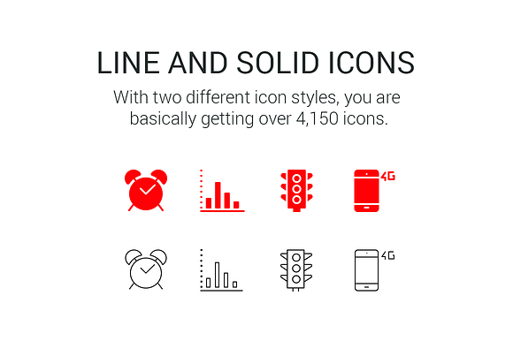 2,080 Icons for iOS, Android & Apps in Glyph Icons - product preview 1
