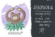 Character illustration Aerophobia
