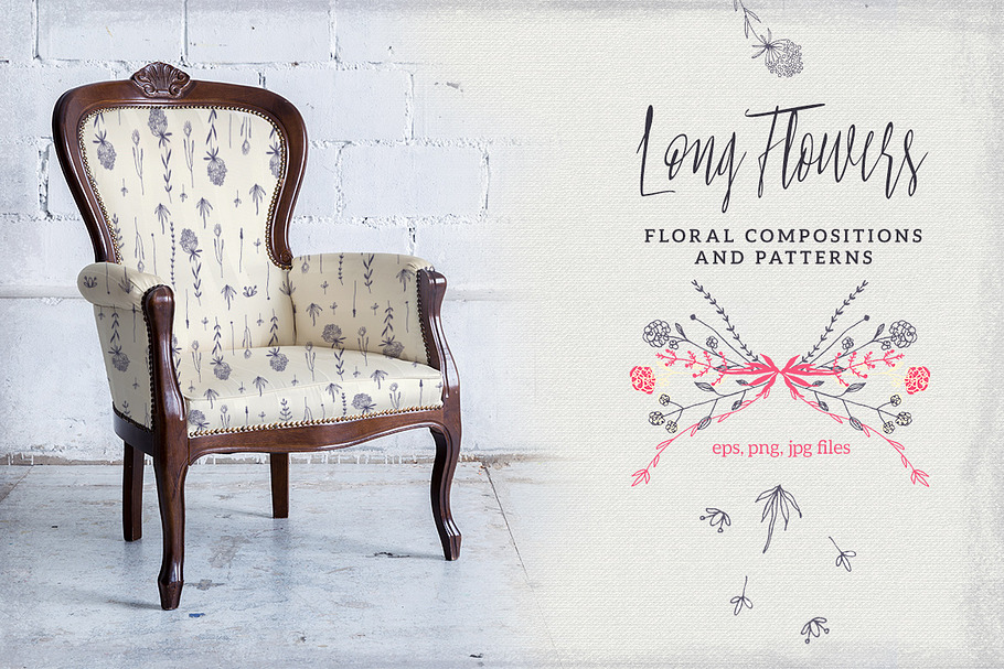 Long Flowers in Illustrations - product preview 8