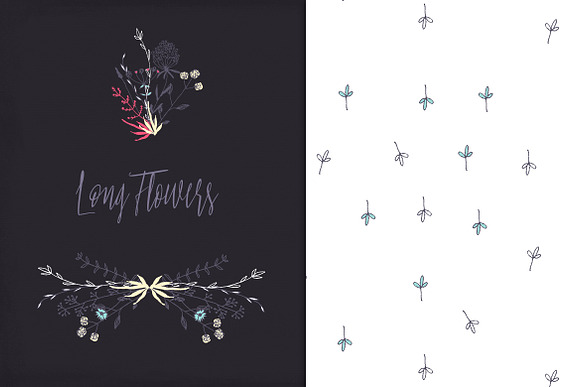 Long Flowers in Illustrations - product preview 2