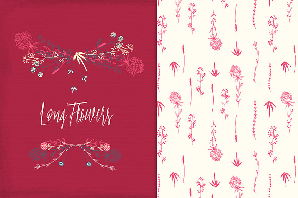 Long Flowers in Illustrations - product preview 3