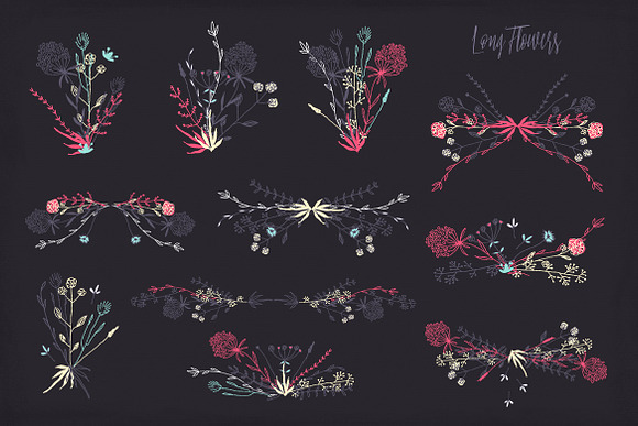 Long Flowers in Illustrations - product preview 4