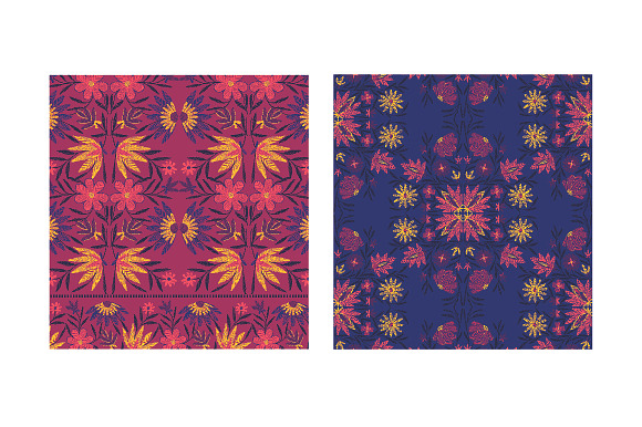 Folk Floral Patterns in Patterns - product preview 1