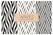 Waves. Seamless Patterns Set 2