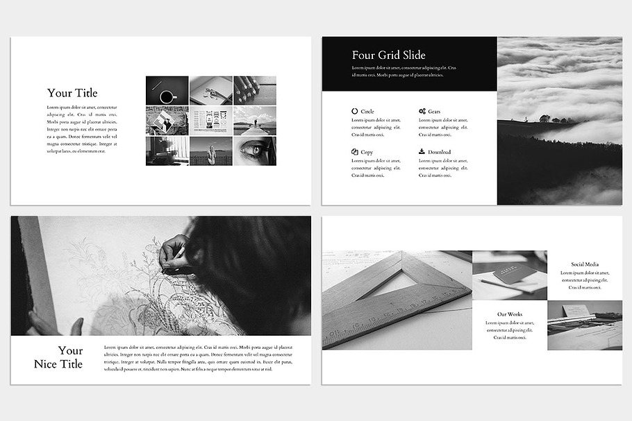 Orwell Presentation Template in Keynote Templates - product preview 8
