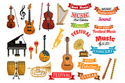 Musical instruments and decorative
