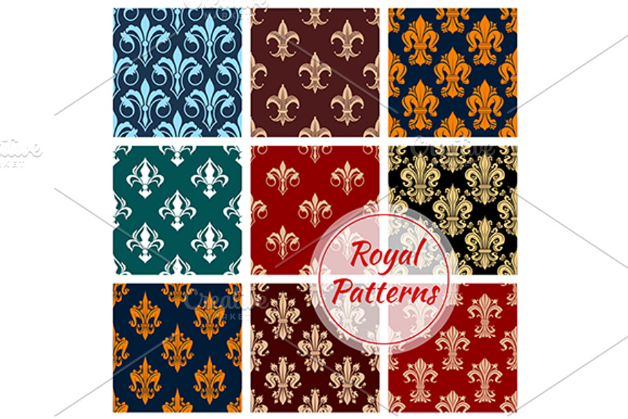 Royal patterns set in Patterns - product preview 8
