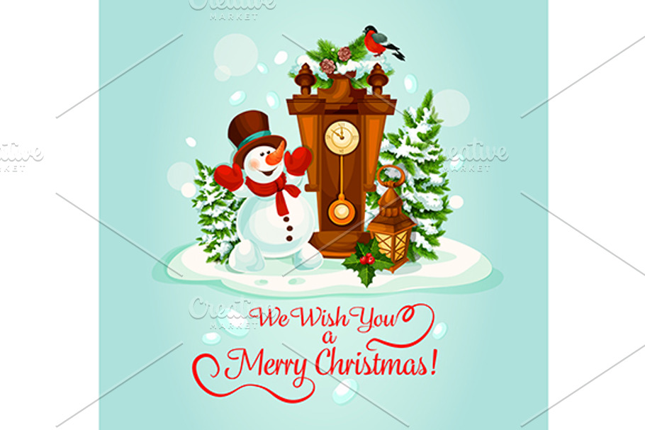 Christmas Day holiday poster in Graphics - product preview 8