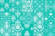 56 Damask Pattern Tiles