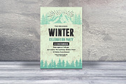 Winter Party Flyer Template-V437