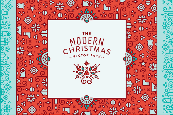 The Modern Christmas Vector Pack
