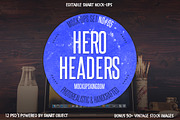 Hero Headers Macbook Mock-ups Set #5