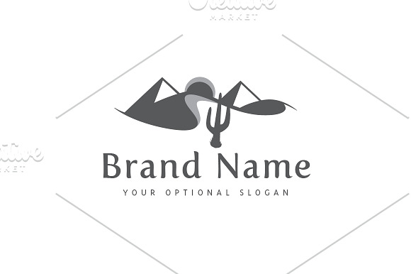 Desert Dunes Logo in Logo Templates - product preview 2