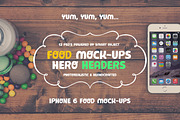 Food Hero Headers iPhone 6 Mock-ups