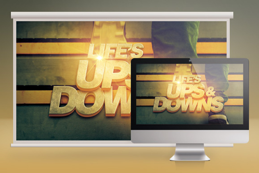Life's Ups and Downs Church Slide in Templates - product preview 8
