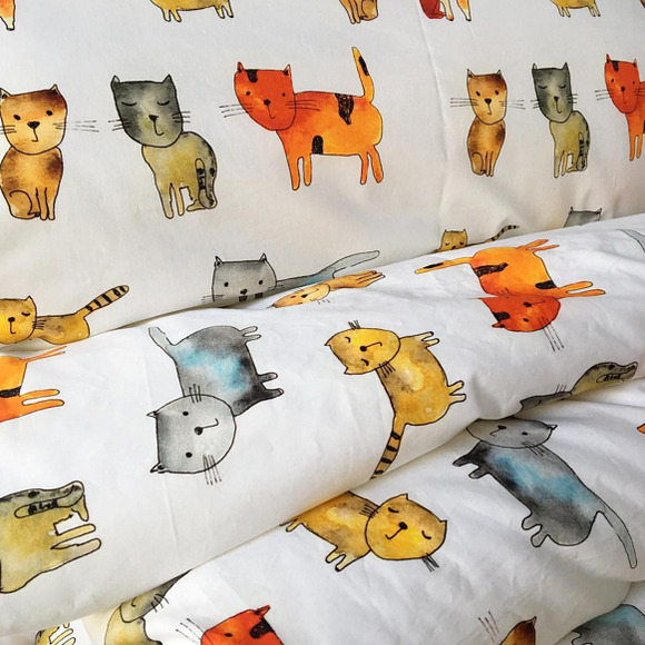 Cats seamless pattern in Patterns - product preview 2