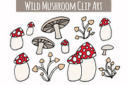 Fall Clipart Mushrooms! So Cute :)