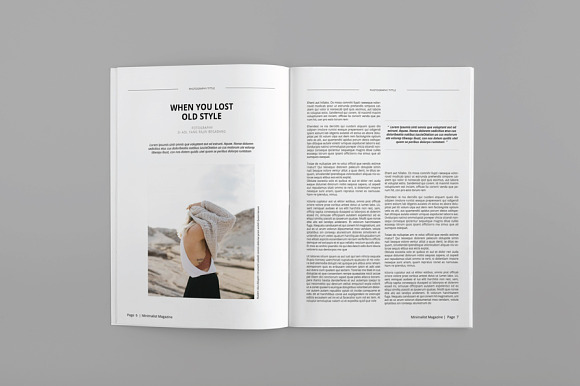 Minimal Magazine Template in Magazine Templates - product preview 2