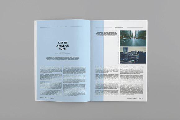 Minimal Magazine Template in Magazine Templates - product preview 6