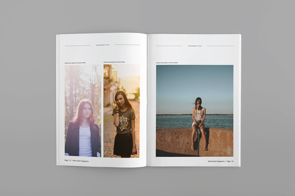 Minimal Magazine Template in Magazine Templates - product preview 7