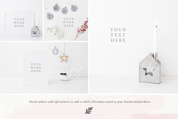 The Nordic Christmas mock up Bundle in Print Mockups - product preview 3