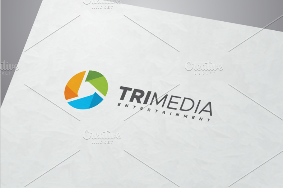 Tri Media in Logo Templates - product preview 8