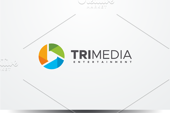 Tri Media in Logo Templates - product preview 1
