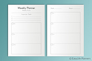 Weekly Planner A5 Printable
