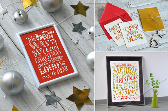 Christmas Lettering Collection 2 in Illustrations - product preview 4