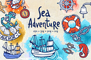 Sea Adventure Sketch Set