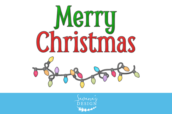 Christmas Clipart in Illustrations - product preview 1