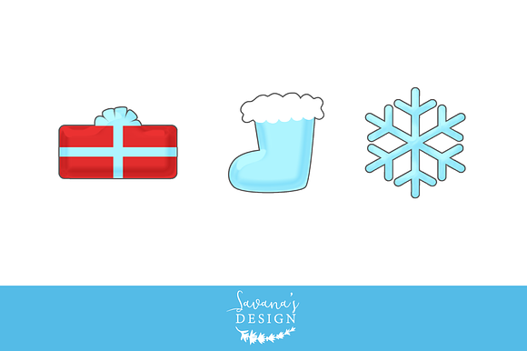 Christmas Clipart in Illustrations - product preview 3