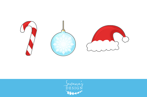 Christmas Clipart in Illustrations - product preview 4