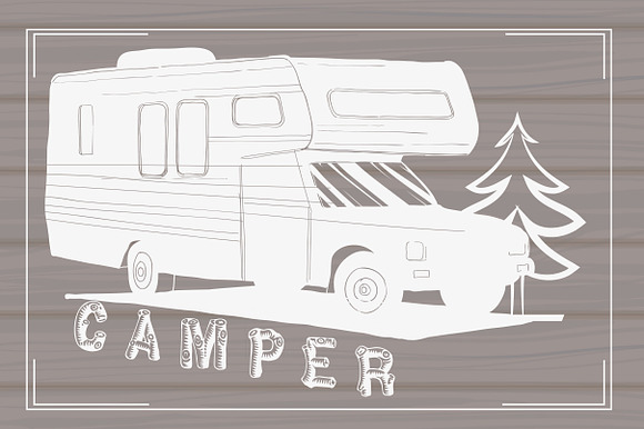 Vintage Logo,Badges Camper in Logo Templates - product preview 1