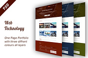 Web Technology Portfolio Theme