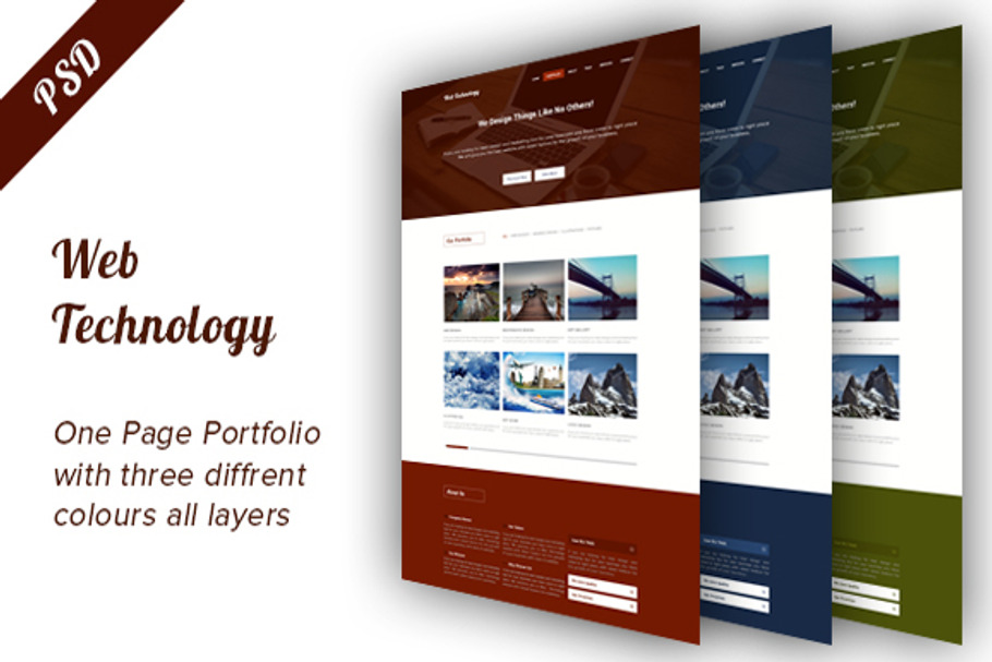Web Technology Portfolio Theme in Website Templates - product preview 8
