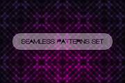 Set of seamless backgrounds. Vector