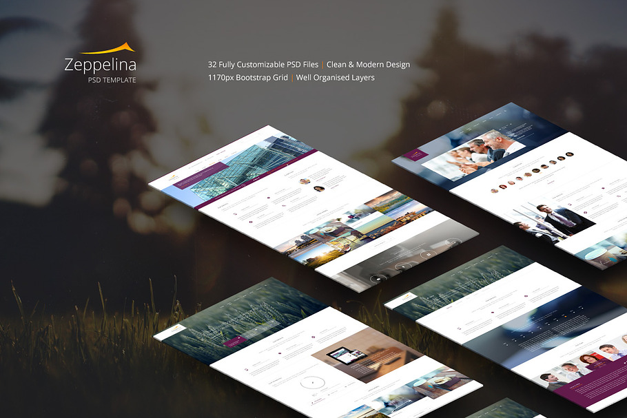 Zeppelina-PSD Template in Website Templates - product preview 8