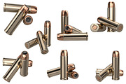 Bullet gun ammunition set
