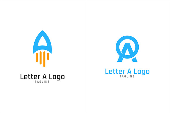 10 Initial Letter A Logo Bundle #3 in Logo Templates - product preview 3